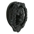thumbnail image 4 of Hand Forged Cast Iron Black Royal Venetian Lion Head Decorative Door Knocker, 4 of 8