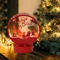thumbnail image 5 of NWOKYZGH Wrought Iron LED Christmas Night Light Hollow Glowing Crafts Christmas Table Window Display Ornament, 5 of 6