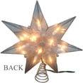 thumbnail image 2 of Kurt Adler 10-Light 7-Point Blue Capiz Star Treetop, 2 of 3