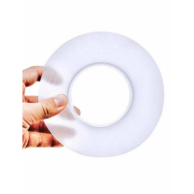 Ruban Adhésif en Gel Nano Double Face Multifonction, Ruban Adhésif Réutilisable Sans Traces Lavable