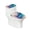 Marble Pattern, variant on HELLHERO Colorful Marble Texture Pattern Elastic Bottom Toilet Seat Protector Stretch Elastic Edge Stretchy Fabric Bathroom Toilet Cover Set Adjustable