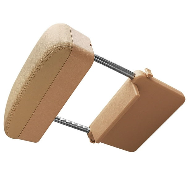 Riwesomey Caja de Almacenamiento Universal para Reposabrazos Automóvil Beige