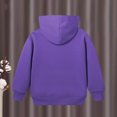 thumbnail image 6 of Lumtrix Girls Hoodies Trendy Long Sleeve Hooded Sweatshirt Cute Fall Winter Pullover with Pocket Purple 130, 6 of 10