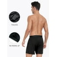 thumbnail image 4 of MAYFISH Men's Bamboo Rayon Boxers Boxer Shorts Soft Relaxed Summer Sleepwear Shorts Underwear (3B,L), 4 of 5
