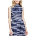 thumbnail image 1 of Rachel Roy Blouse Sans Manches à Rayures pour Femme, Bleu, Petit, 1 of 1