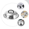 thumbnail image 3 of RENACLIPY Universal Frying Pan Lids Metal Pot Lid Easy to Clean Silver 11.3×11.3×2.8in, 3 of 7