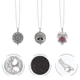 thumbnail image 4 of Shisuyan 3Pcs Aromatherapy Necklaces Essential Oil Pendants Diffusers (Random Style), 4 of 8