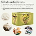 thumbnail image 5 of Storage Bins with Handle Fabric Organizer Basket Foldable Box 1 Pack Cute Snake in Cone 14.2x10.2x8.3, 5 of 8