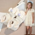 thumbnail image 3 of LYHaoo Girls Sandals Fashionable Soft Sole Roman Sandals For Kids Sizes 18 Big Kid(35), 3 of 7