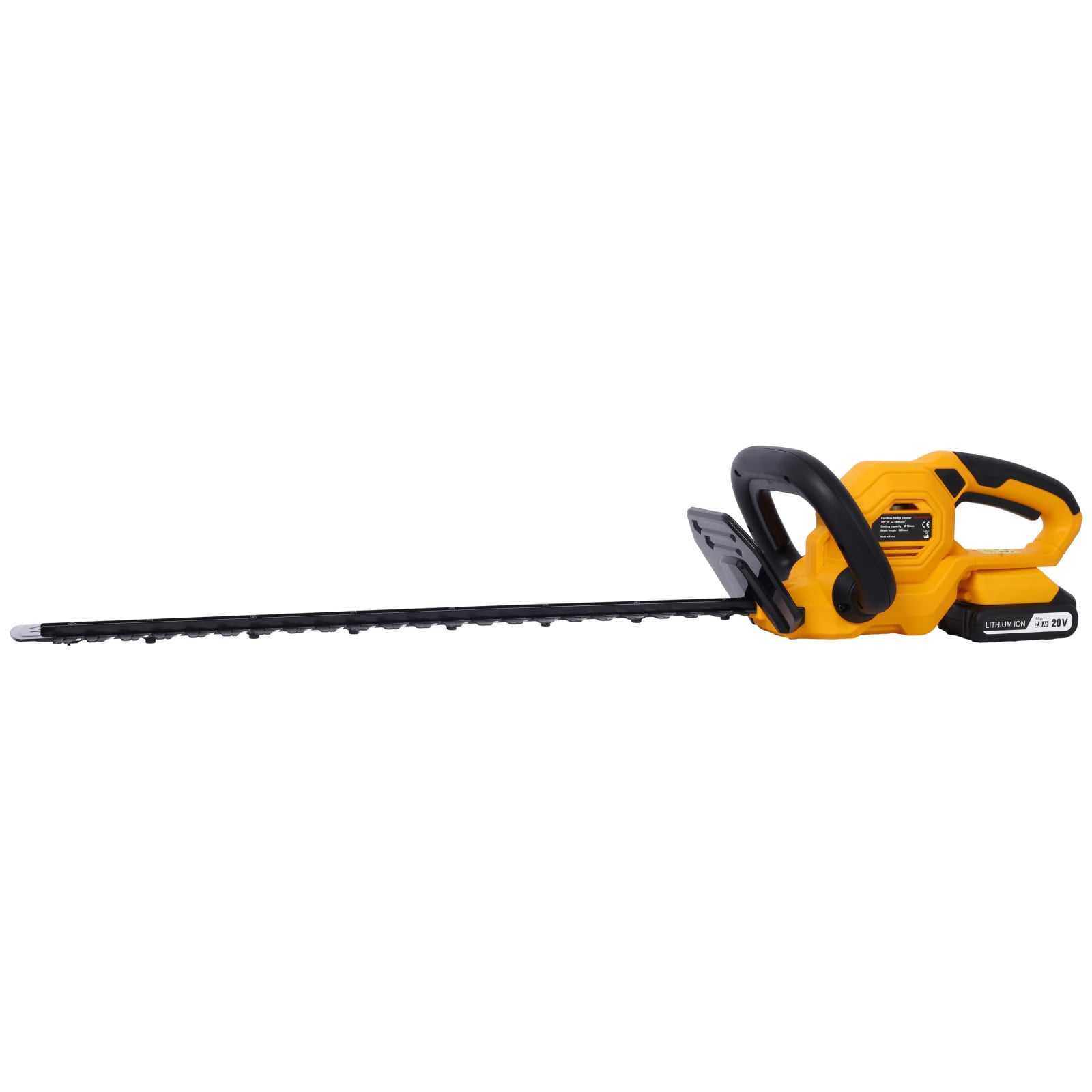 20V Cordless Hedge Trimmer, 22" Dual-Action Steel Blade with Battery & Charger, Cuts 3/4" Branches, 3000 Sq Ft per Charge