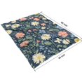 thumbnail image 4 of Pioneer Flower Blanket,Comfortable Soft Flannel Throw Blanket,All Season,Warm Lightweight Blankets for Sofa Bed Couch Living Room Chair,60"x80"(150x200cm), 4 of 4