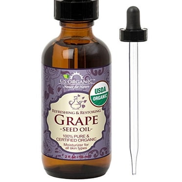 US Organic Macadamia Nut Oil - Cold Pressed, Unrefined, USDA Organic, 2 Oz Amber Glass Bottle