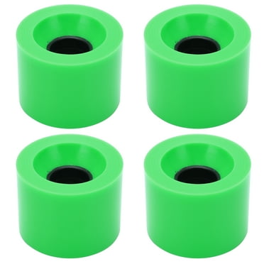 High-Rebound 78A Green Skateboard Wheels, 60x45mm for Longboard Cruisers, Premium Replacement Set