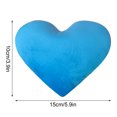 thumbnail image 2 of Clearance! 4x6in Heart Shaped Pillow Love Pillow Plush Sofa Thorw Pillow Stuffed Love Shaped Pillow Toy Cute Love Pillow Gifts for Boys and Girls Blue, 2 of 5