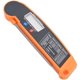 thumbnail image 1 of Termómetro digital LCD para alimentos con sonda plegable para cocina, barbacoa, parrilla, probador de temperatura, color naranja, 1 of 5