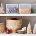 thumbnail image 1 of Stasher Reusable Stand-Up Storage Bag Clear 1.6L, 1 of 5