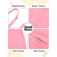 thumbnail image 6 of SILVERCELL 5-14T Girls Casual Sleeveless Jumpsuits Teens Girl Spaghetti Strap Loose Romper Long Pants Overalls with Pockets, 6 of 7