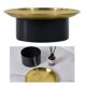 thumbnail image 4 of Almacenamiento con tapa de aleación de aluminio Gloria Estuche de almacenamiento Negro grande, 4 of 9