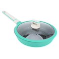 thumbnail image 2 of Qiilu Frying Pan Set, 26CM, Aluminum Alloy with Silicone and Phenolic Plastic, Nonstick Frying Pan with Lid, 2 of 8