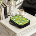 thumbnail image 2 of FKELYI Faux Leather Bible Cover with Handle St.Patrick's Day Shamrock Print Church Bible Bag Lightweight Book Organizer Holder with Zipper Pocket for Prayer Outdoor Study Supplies, 2 of 6