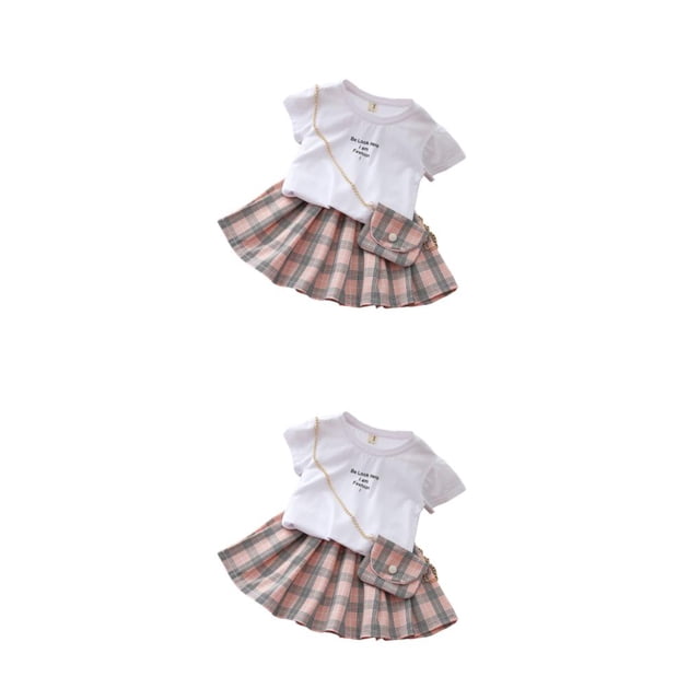 Camiseta de verano para niña Sonducket con cintura elástica Rosa 90cm