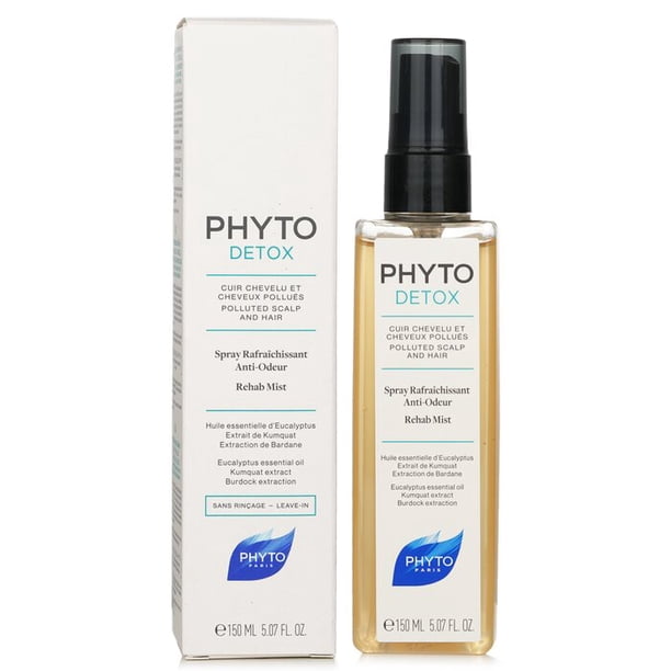 Bruma para el cabello PhytoDetox Rehab para cuero cabelludo y cabello contaminados, vegano