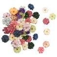 thumbnail image 4 of 50 Pieces Colorful Mixed Artificial Flowers Head Floral Crafts Imitation Flower Artificial Faux Flower Heads for Bridal Shower Baby Shower, 4 of 8