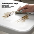 thumbnail image 5 of Alvantor Heavy Duty Folding Table Indoor Outdoor, Portable Camping Table, White, 5 of 7
