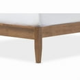 thumbnail image 5 of Baxton Studio Loafey Queen Mid Century Wood Platform Bed, Walnut Brown, 5 of 5