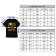 thumbnail image 3 of 2026 Happy New Year Shirt Women's Black T-Shirt With Gold Glitter Design, Festive Party Tee For New Year Celebration, Casual Holiday Top For Women And Girls S, 3 of 6