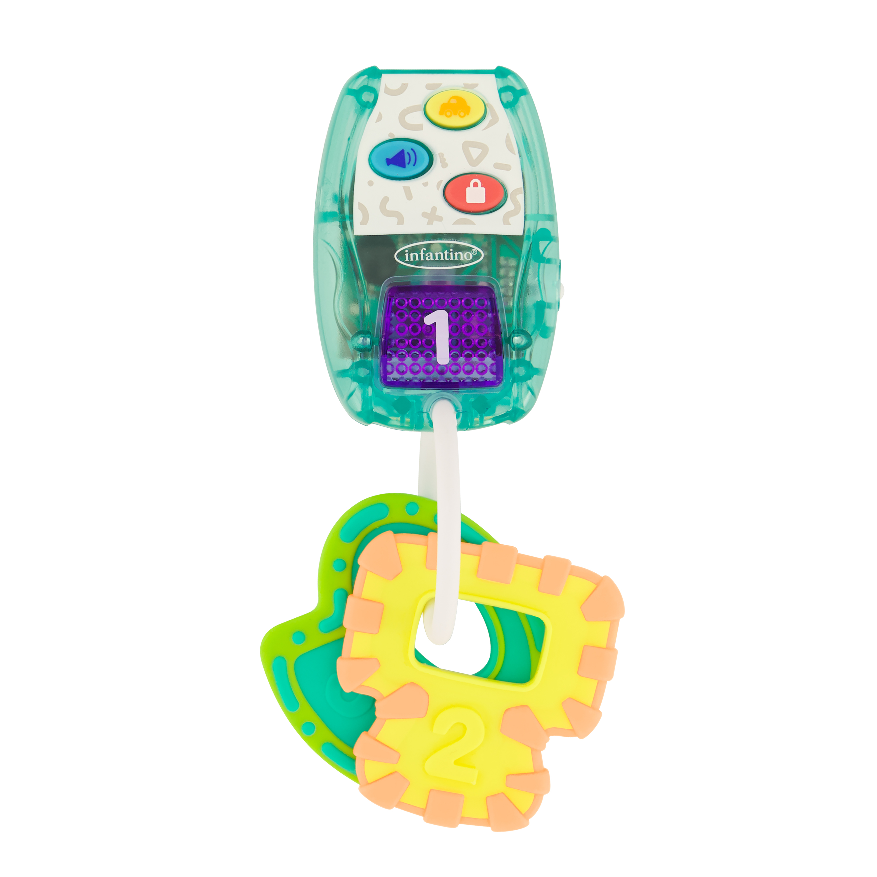 Infantino Music & Light Busy Keys Baby Teether photo 1