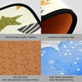 thumbnail image 3 of SKYSONIC Palm Tree Pineapple Kitchen Rugs Set of 2, Flip Flop Swimsuits Floor Runner Area Rug Washable Carpet Mat Perfect for Living Room Bedroom Entryway, 3 of 7