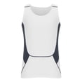 thumbnail image 3 of Sleeveless Shirts For Men Qiggri Fashionable Men's Solid Color Tight Fitting Round Neck Sleeveless Top Mens Tank Tops Workout, 3 of 5