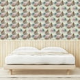 thumbnail image 3 of Ambesonne Spring Peel & Stick Wallpaper for Home, Butterfly Flower Botanical, 13"x72", Pale Green Rose and Pink, 3 of 5