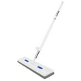 thumbnail image 5 of 17" Hand-Free Flat Mop for Dry and Wet Cleaning, Rotating Washable Microfiber Pad Suitable for Wood Floor and Tile Maintenance, Self-Cleaning Design for Easy Maintenance A, 5 of 5