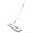 White, variant on Flat Microfiber Mop for Floor Cleaning, Dry Wet Hands-Free System, Slim Under-Furniture Reach, Space-Saving Household Essential