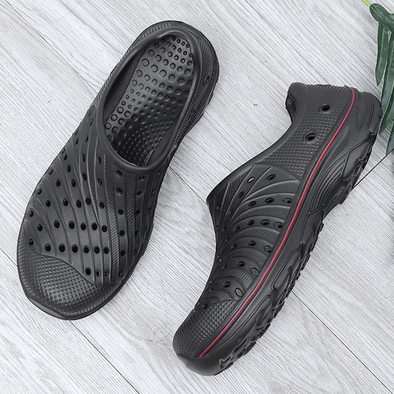 Men\'s Garden Clogs Shoes Breathable Slip On Soft Rubber Sandals Beach EVA Water Mens Garden Clogs Shoes Outdoor Breathable Slip on Soft  main image 4