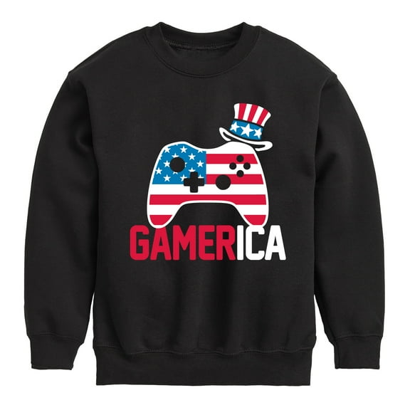 Instant Message - Gamerica - Toddler & Youth Crewneck Fleece Sweatshirt