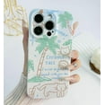thumbnail image 2 of Cute Cartoon Cat Coconut Tree Hard Phone Case Compatible with iPhone Case for Women Girls (Micropyle,iPhone 11), 2 of 6