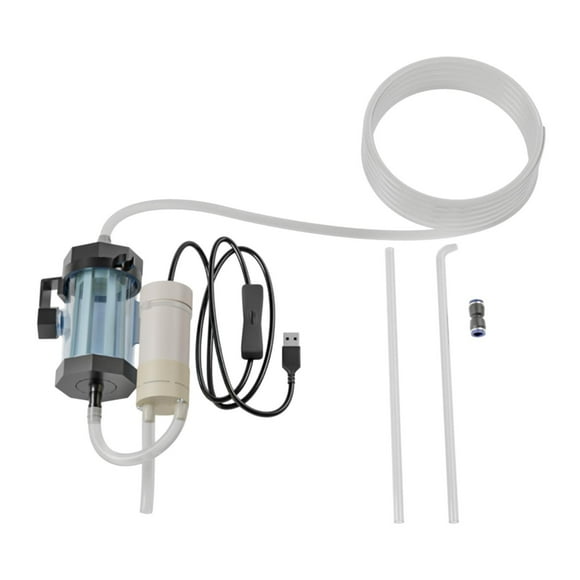 Kit de aspiradora de acuario para estiércol Circulación de agua fácil de cambio de agua Manguera de 1 m