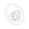 Genuine OE Volkswagen Steering Wheel - 1C0-419-091-DG-E74