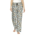 thumbnail image 2 of Lsque White Popcorn Print Women's Pajama Pants, Lounge Pant - Comfortable Home Wear,Elastic Waistband, Stylish Design-Large, 2 of 9