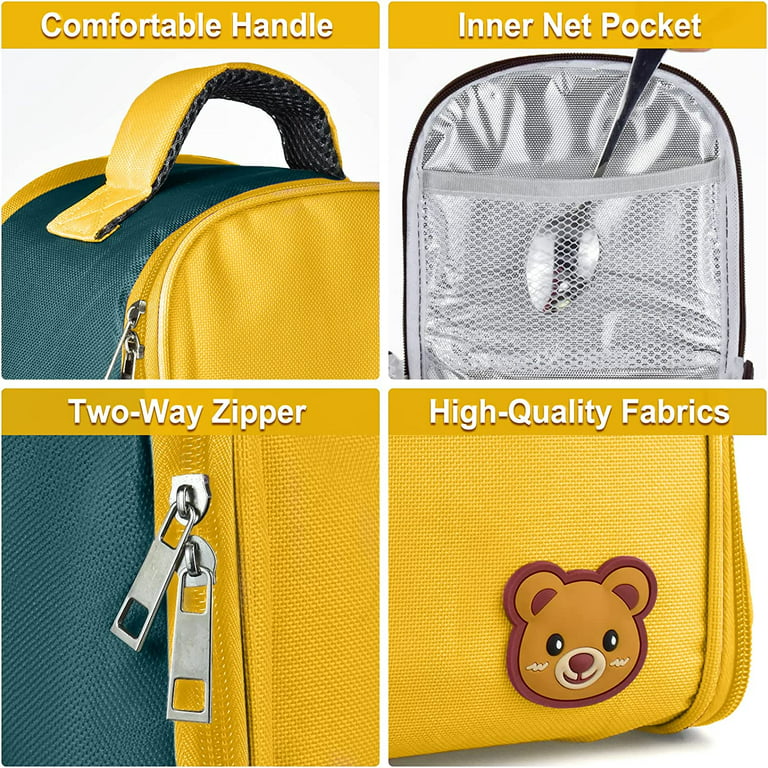 24 Cute + Fun Insulated School Lunch Bags (for Toddlers + Kids