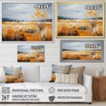 thumbnail image 4 of Designart "Golden Prairies Under a Bold Yellow and Blue Sky VII" Prairies Floater Framed Canvas Art Print, 4 of 7