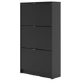 thumbnail image 4 of Pemberly Row 3 Drawer Shoe Cabinet in Black Matte, 4 of 11