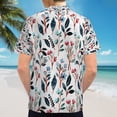 thumbnail image 6 of High Quality Hawaiian Shirts for Men Short Sleeve Aloha Beach Shirt Floral Summer Casual Button Down Shirts Blouses QJNFJS, 6 of 7