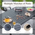 thumbnail image 6 of Sophia & William Patio Outdoor Dining Set Wicker Rattan Chairs and Metal Table Furniture Set, 6 of 10