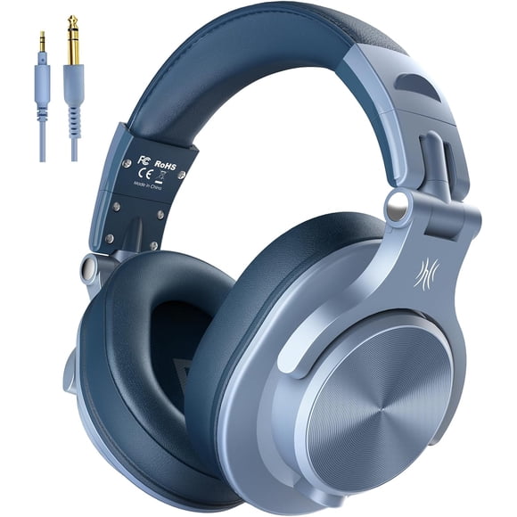 OneOdio Audífono Over Ear A71 Hi-Res estudio, con cable 3.5 mm Sky Azul