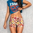 thumbnail image 3 of Fotbe Donut Shorts Sin Costuras – Shorts Deportivos de Cintura Alta para Mujer, Elásticos para Gimnasio, Yoga, Running o Ciclismo-Medium, 3 of 8