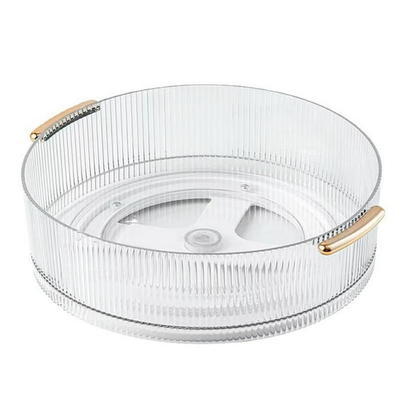 360° Rotating Makeup Organizer for Vanity,Revolving Perfume Skincare Organizers, Bathroom Countertop-A